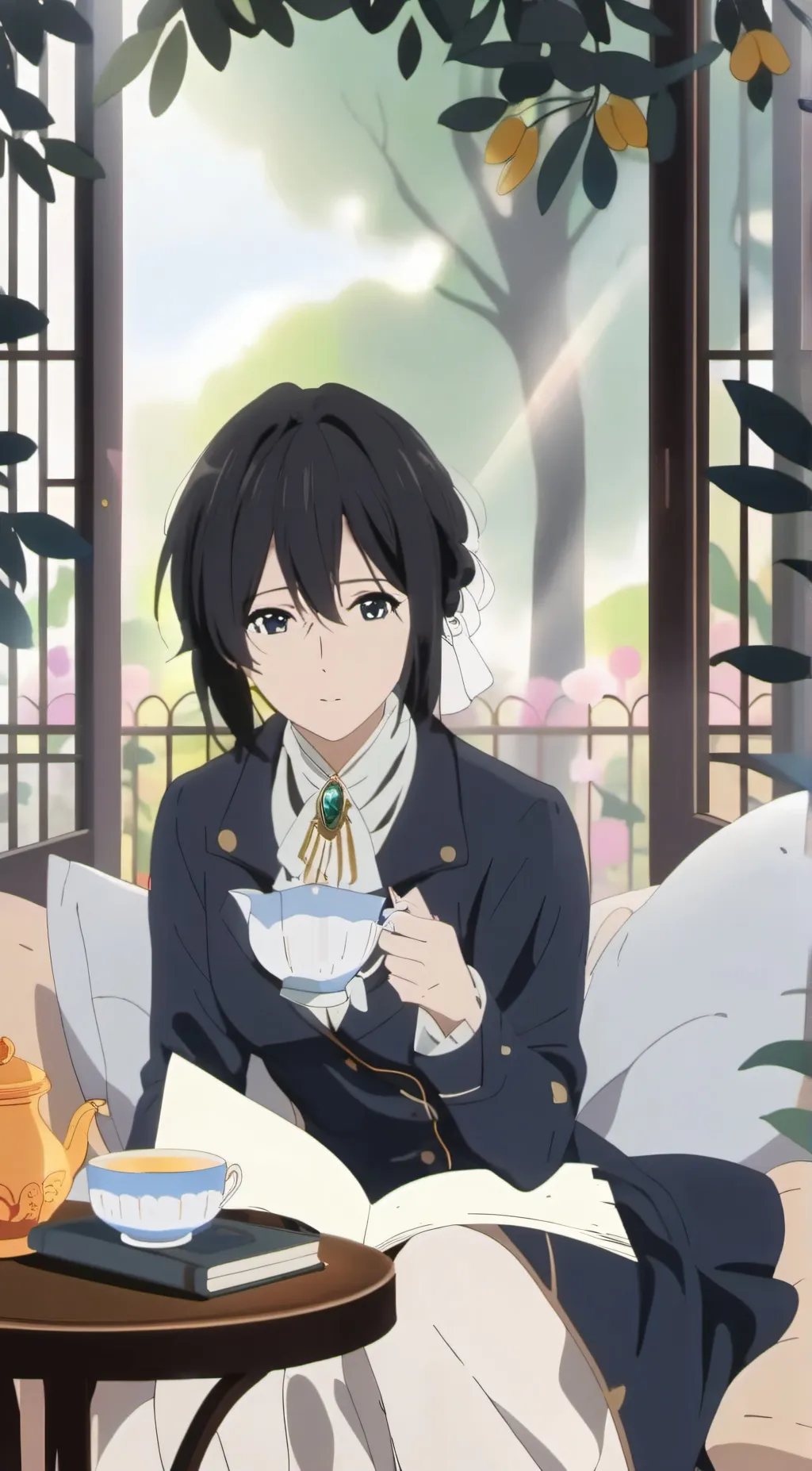 ai character: Jade background