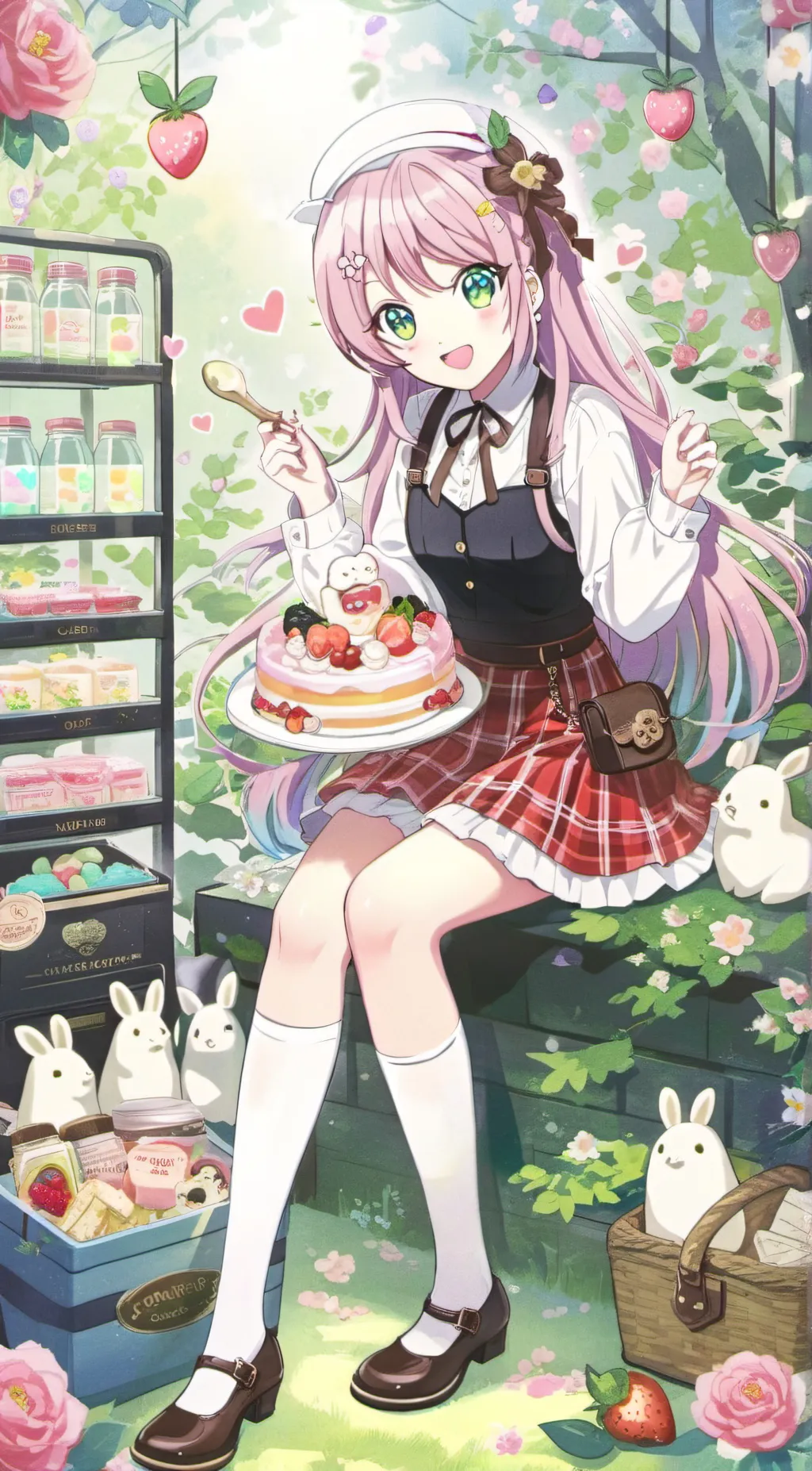 ai character: 🌸 background