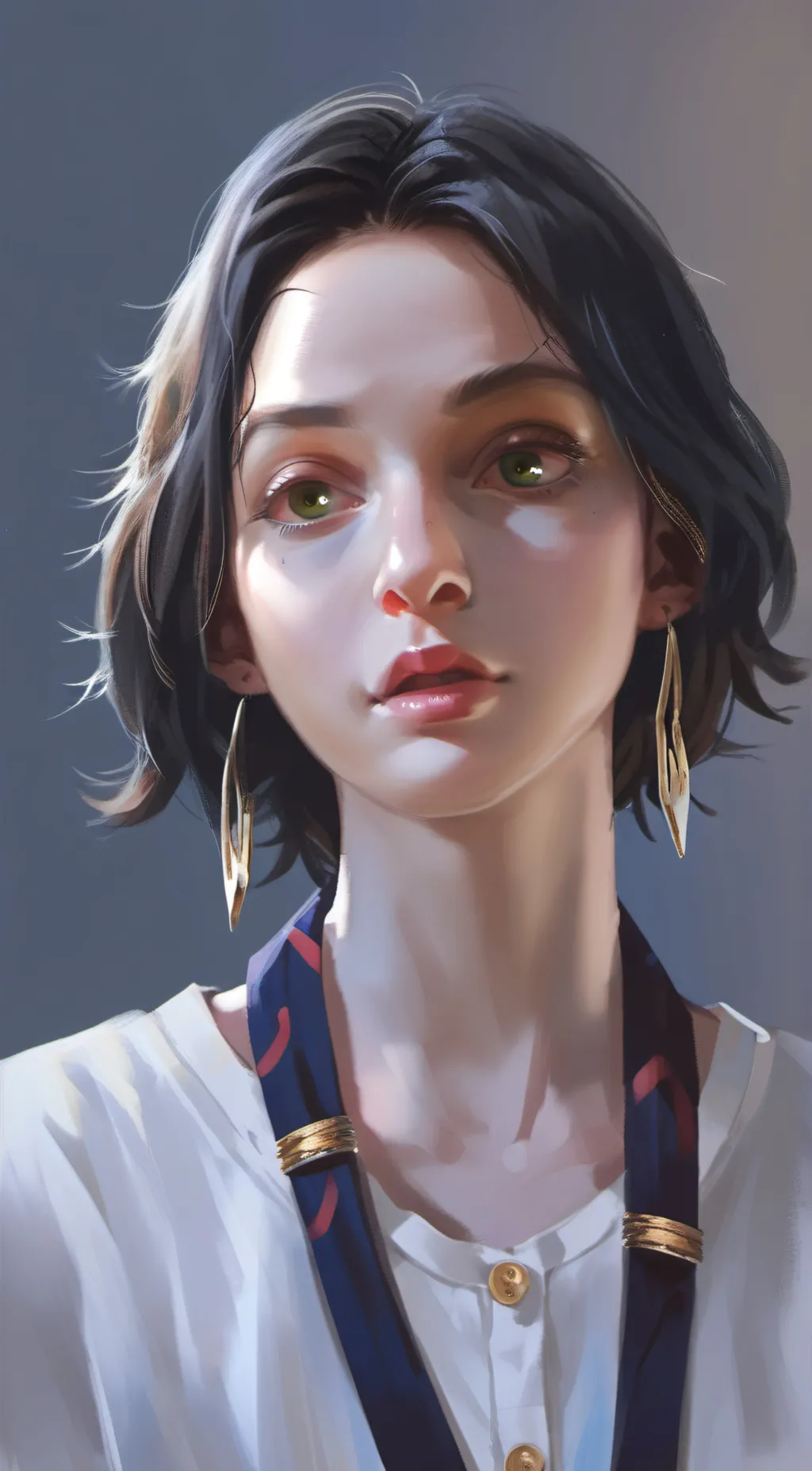 ai character: Nujhat nayeem  background