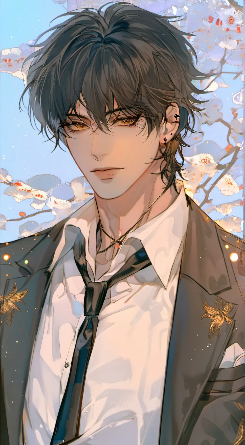 ai character: 𖤐𝐀𝐝𝐞𝐧𖤐 background