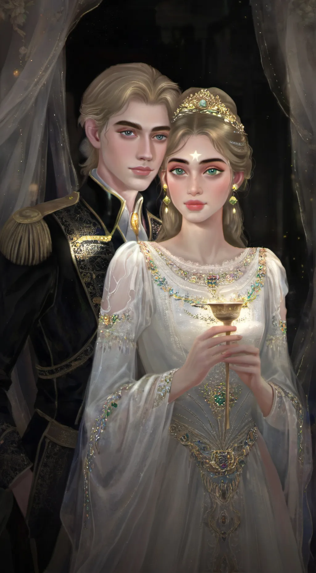 ai character: cracky and Mason background