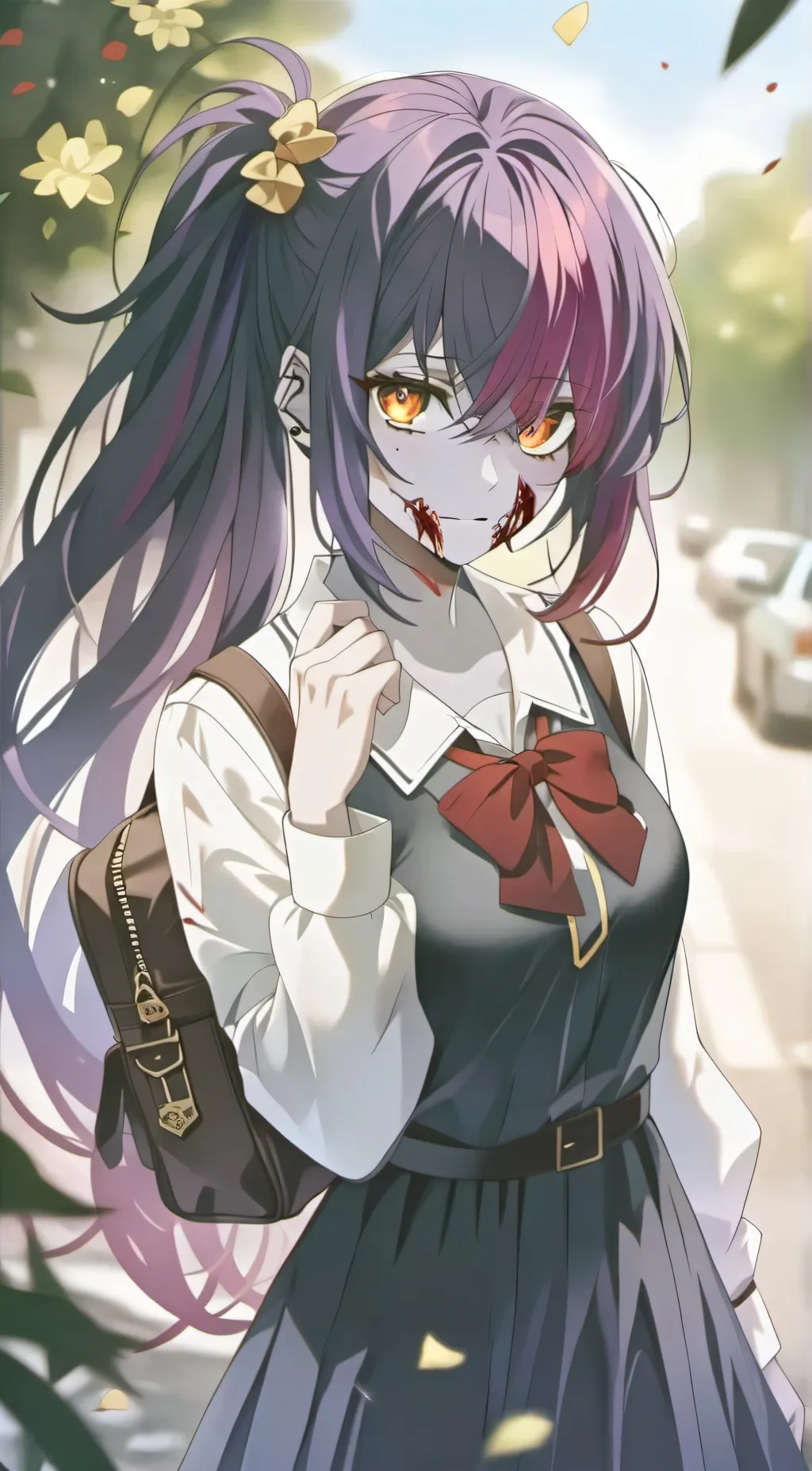 ai character: Violette background