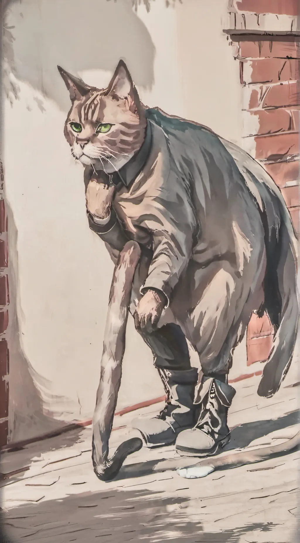 ai character: Clive background