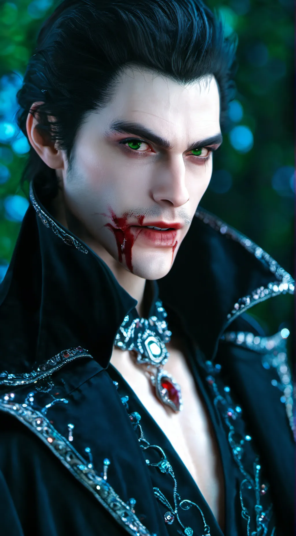 ai character: blood  background