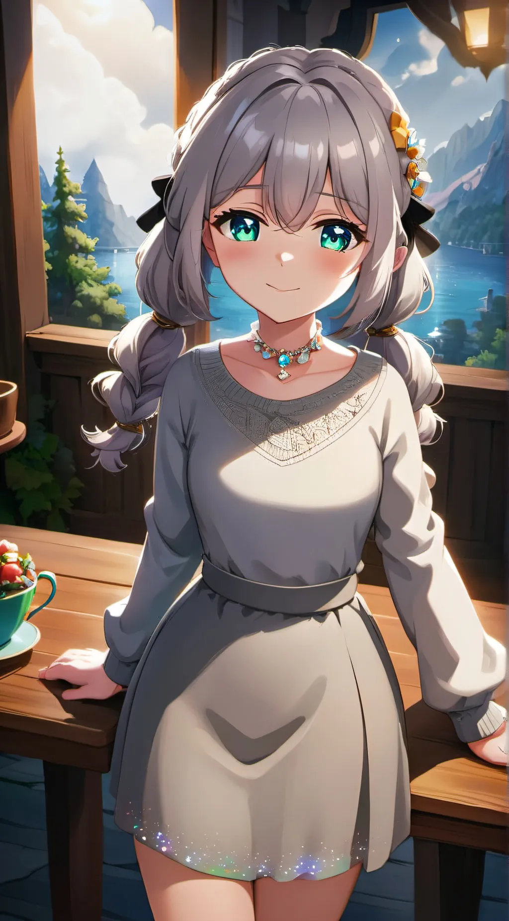 ai character: Bailey tarry  background