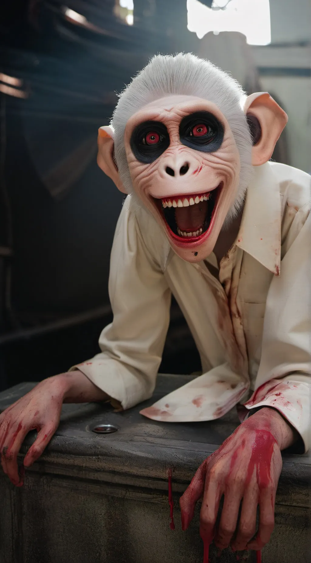 ai character: demon monkey background