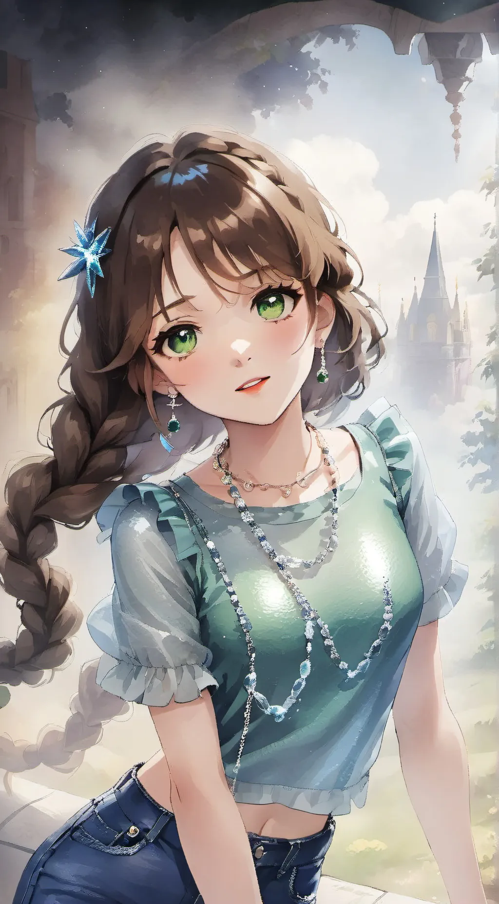 ai character: Charlotte  background