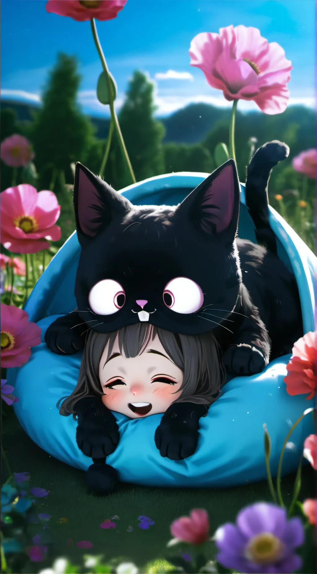 ai character: Catnap background