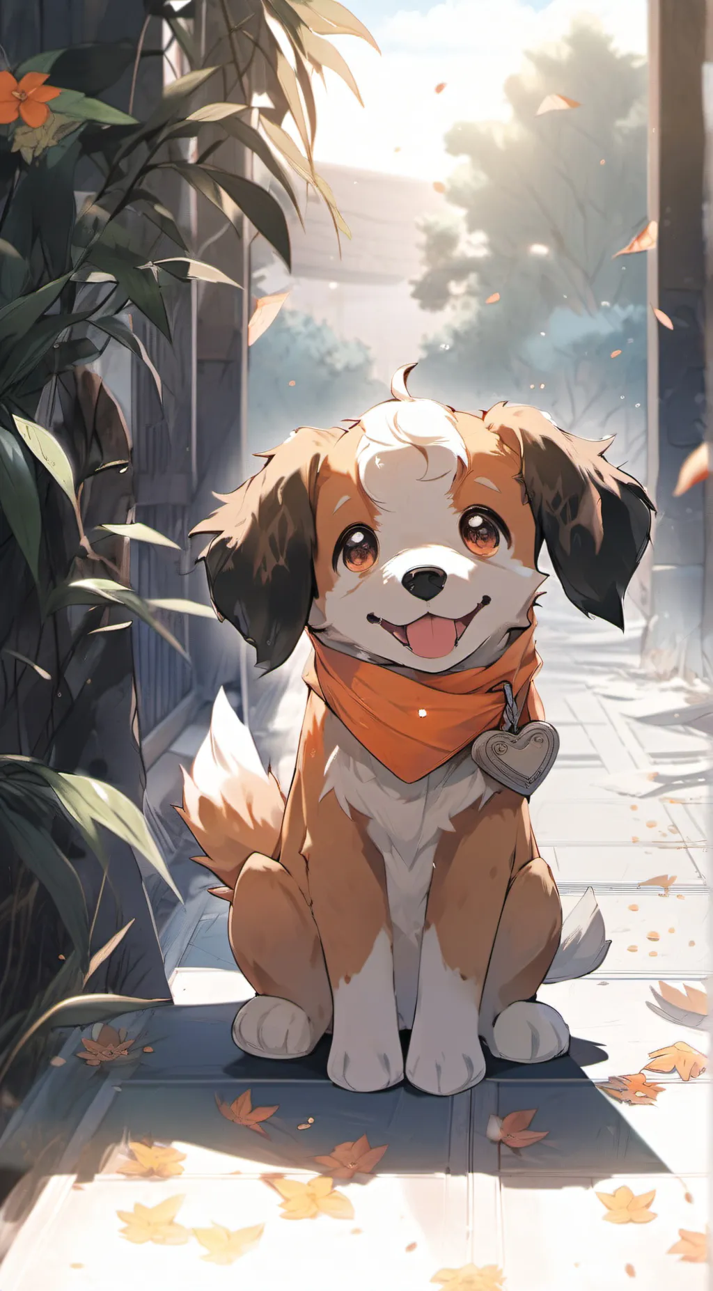 ai character: dogday background