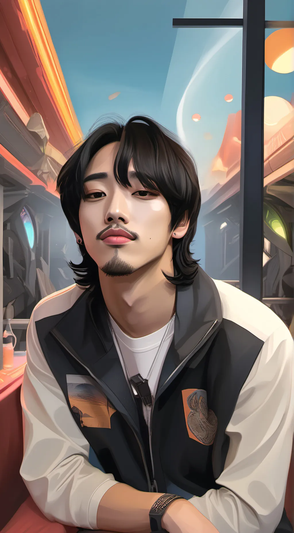 ai character: Luke Chen background