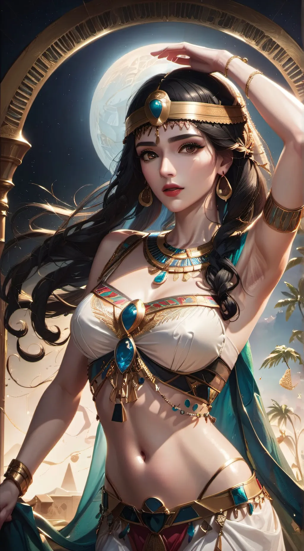 ai character: Selena background