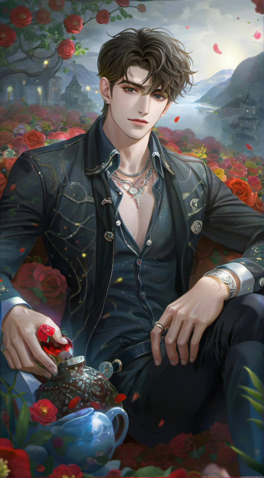 ai character: stamas background