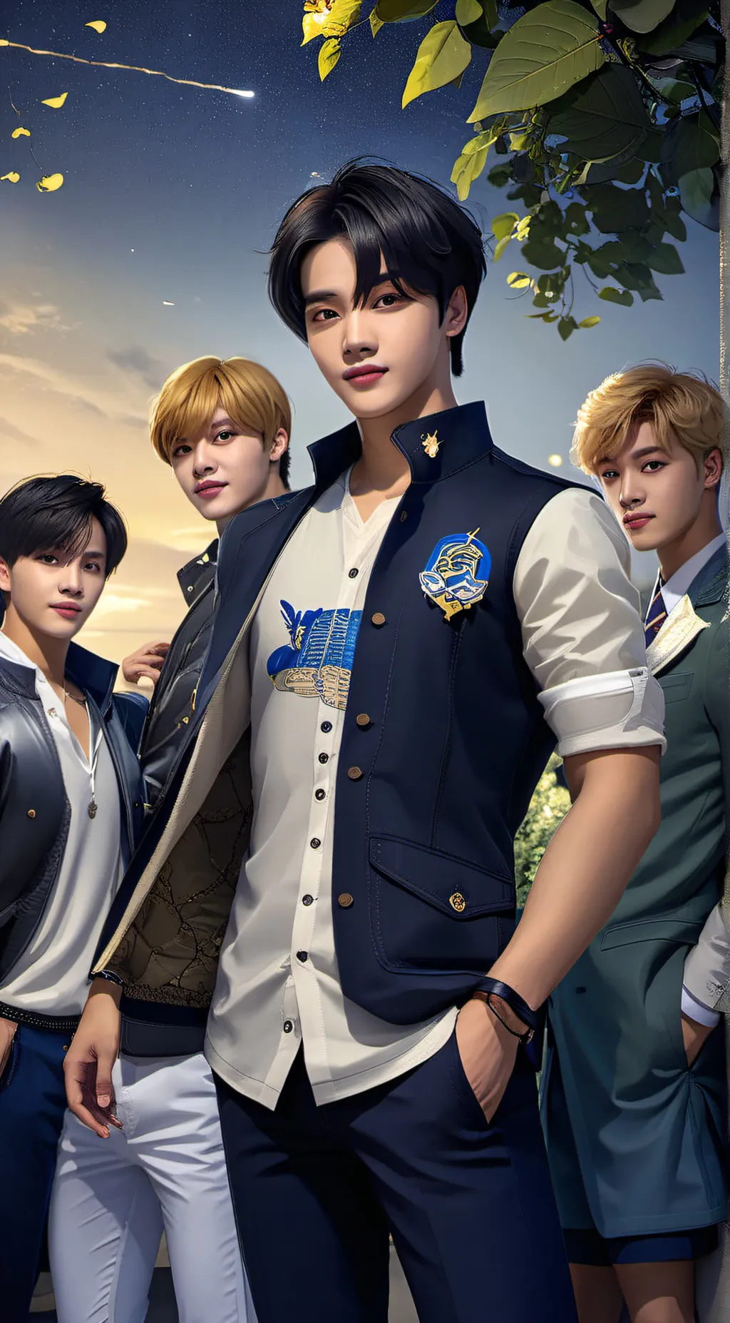 ai character: Stray kids background