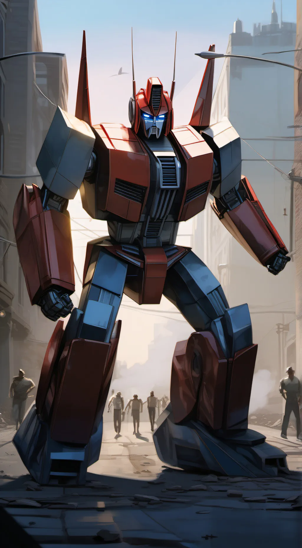 ai character: Knockout background