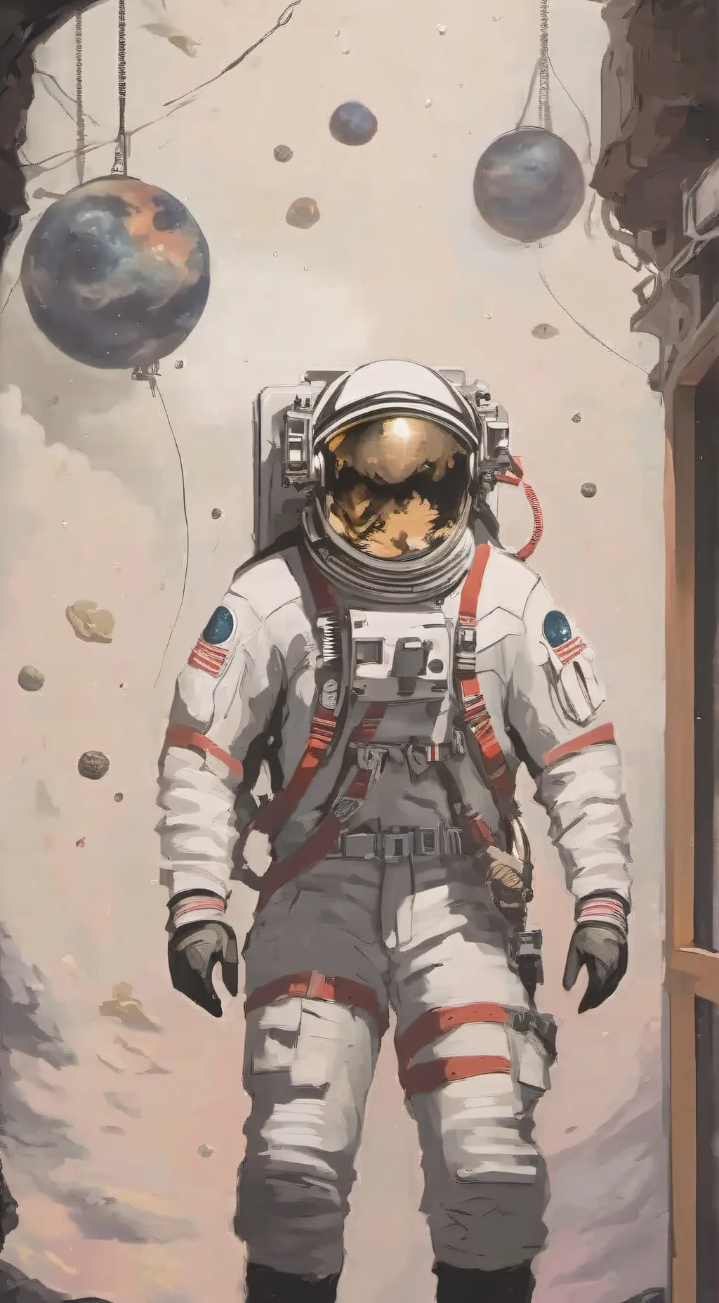 ai character: Among us  background