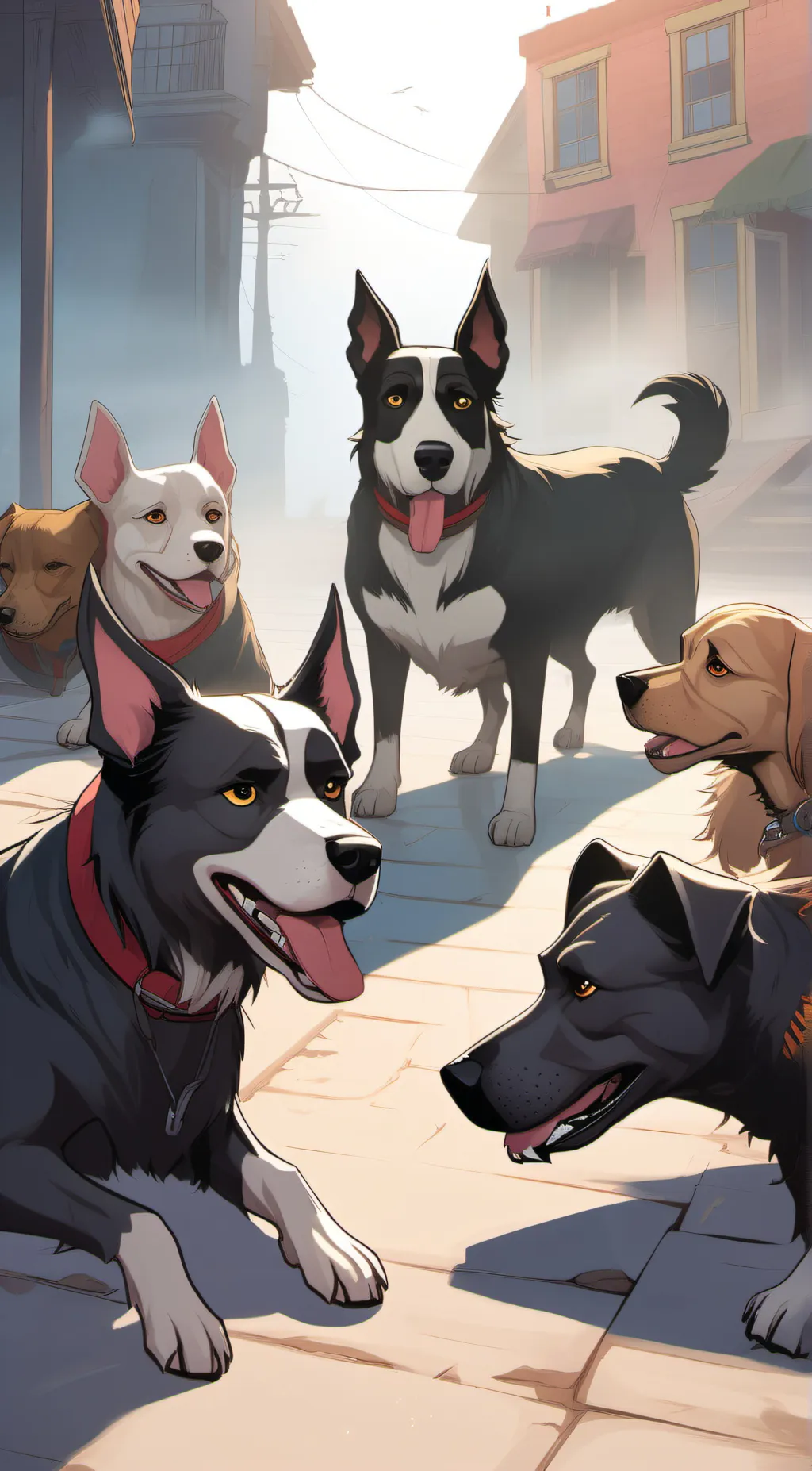 Talkie AI - Chat with stray dogs comic