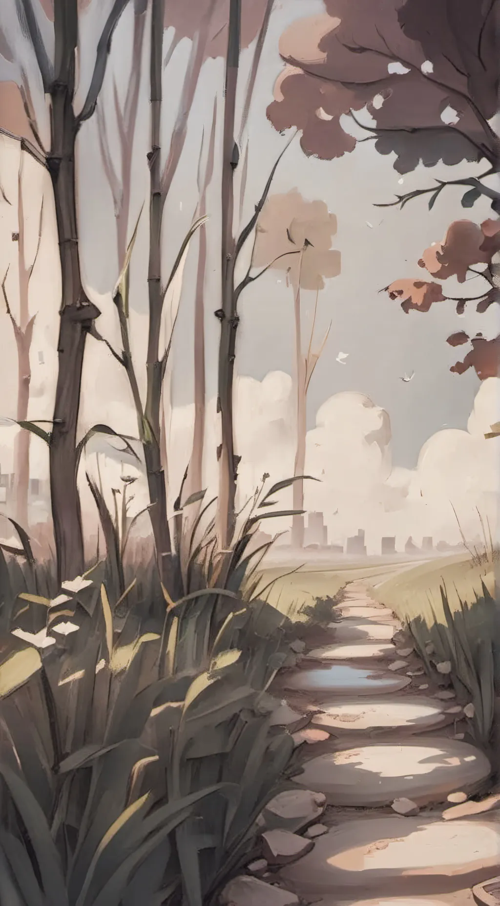 ai character: Go Touch Grass background