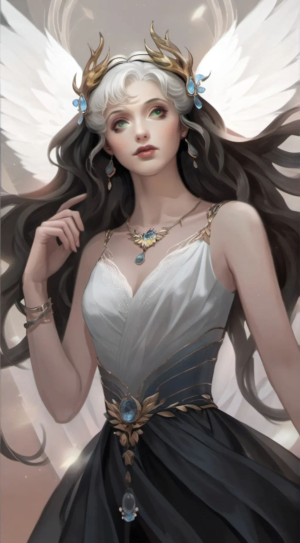 ai character: Ariel  background