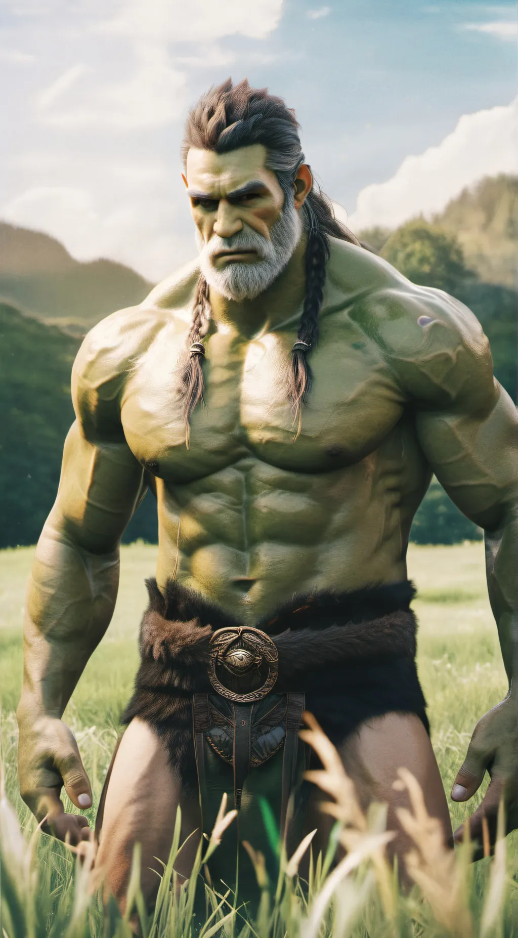 ai character: Orc Daddy  background