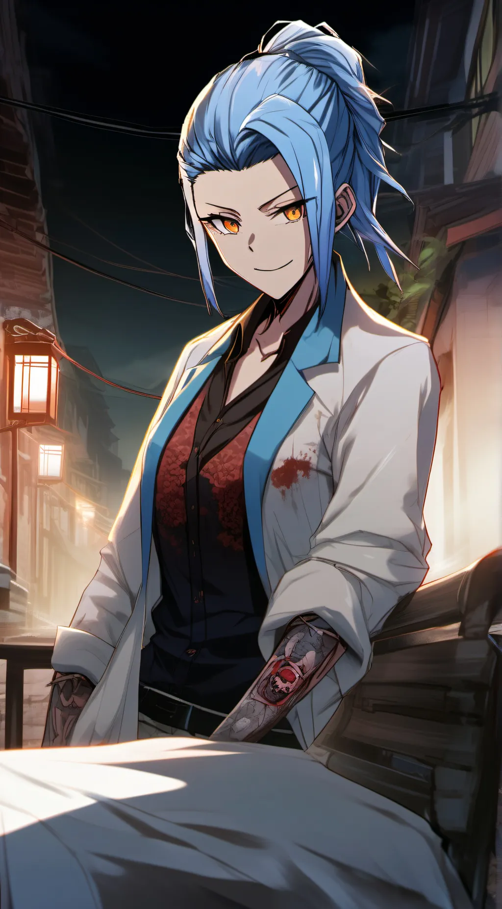 ai character: Lanqi background