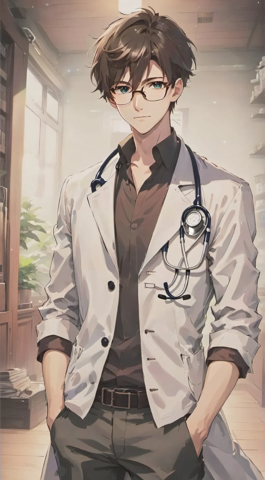 ai character: Dr. Louis background