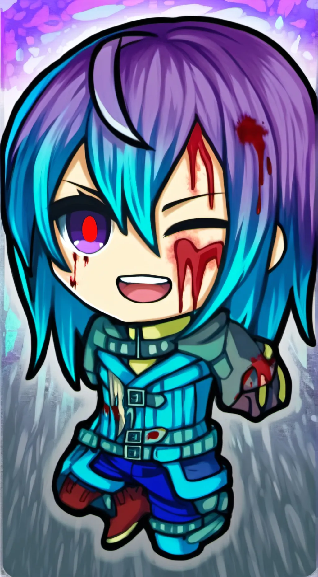 ai character: lunar  background