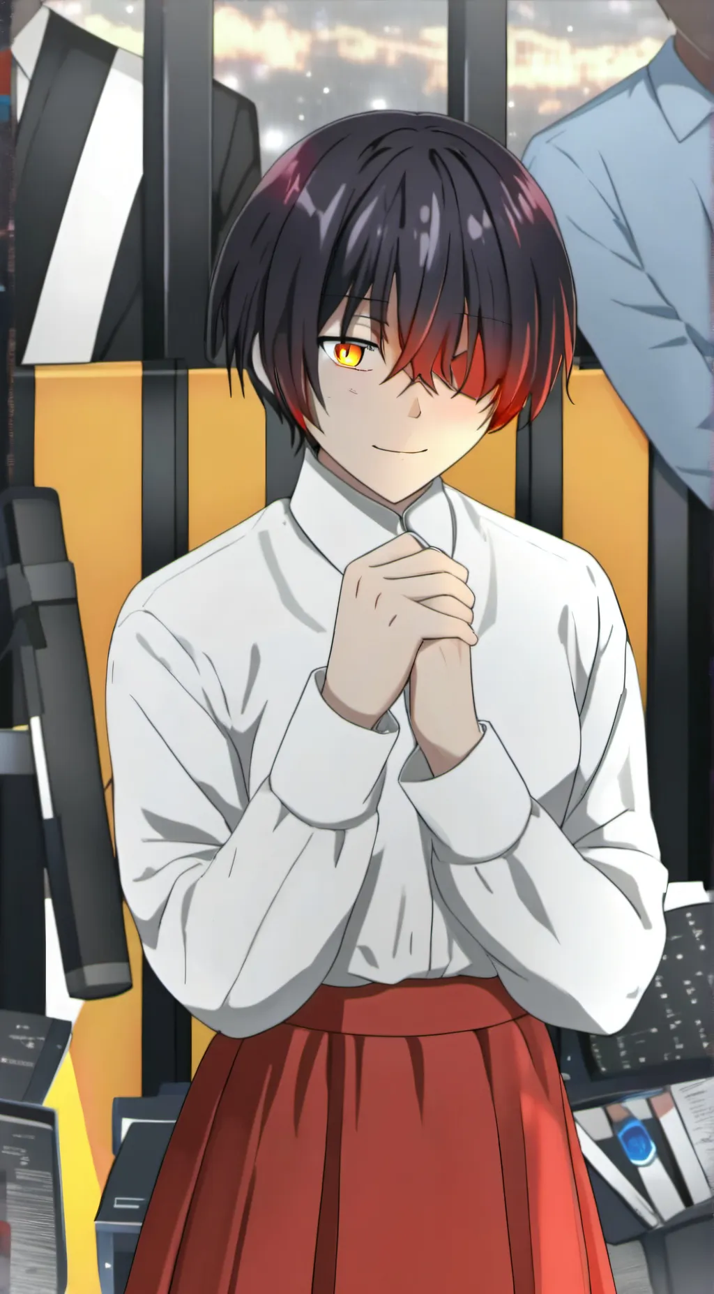 ai character: michael  background