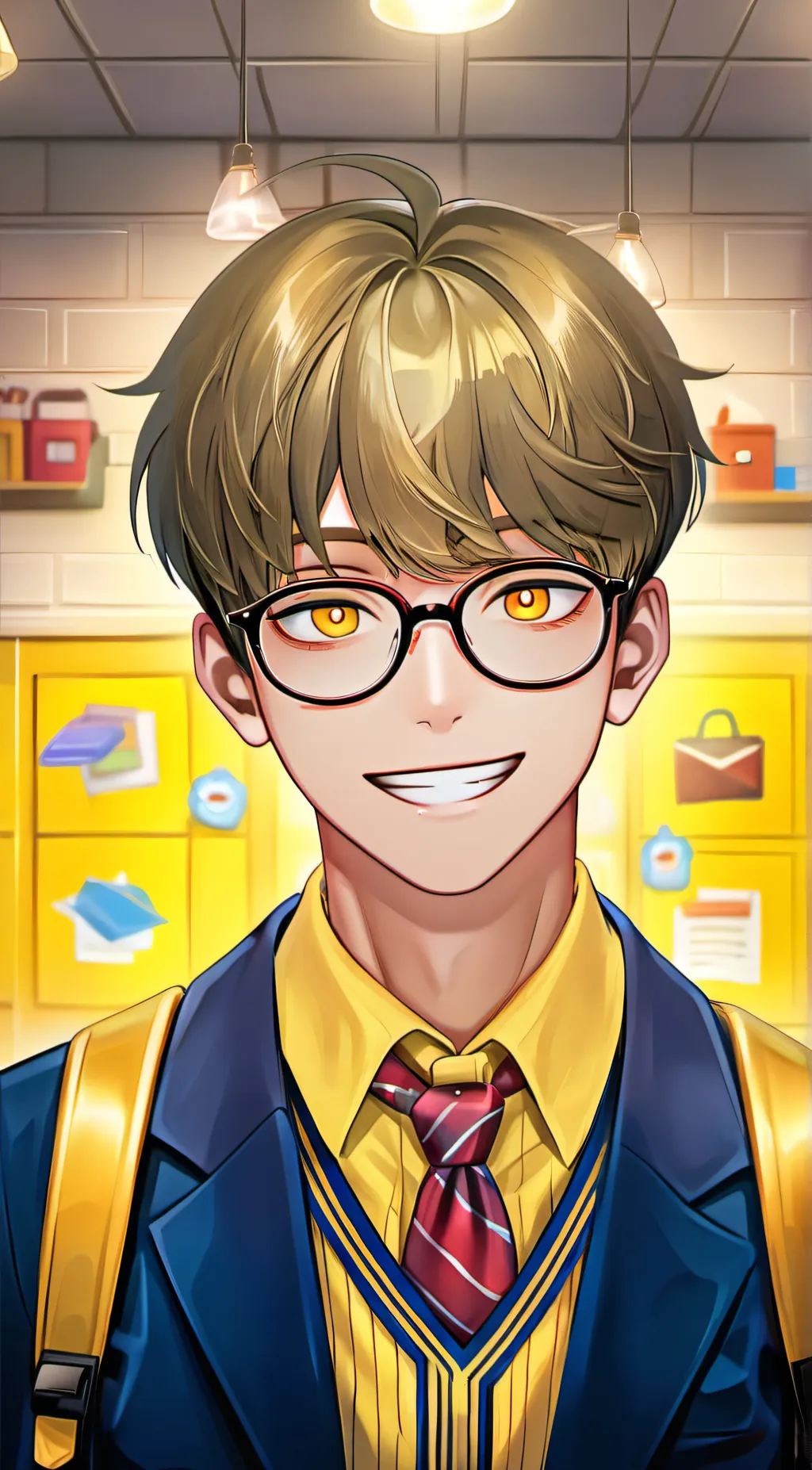 ai character: Nerd 🤓☝️ background