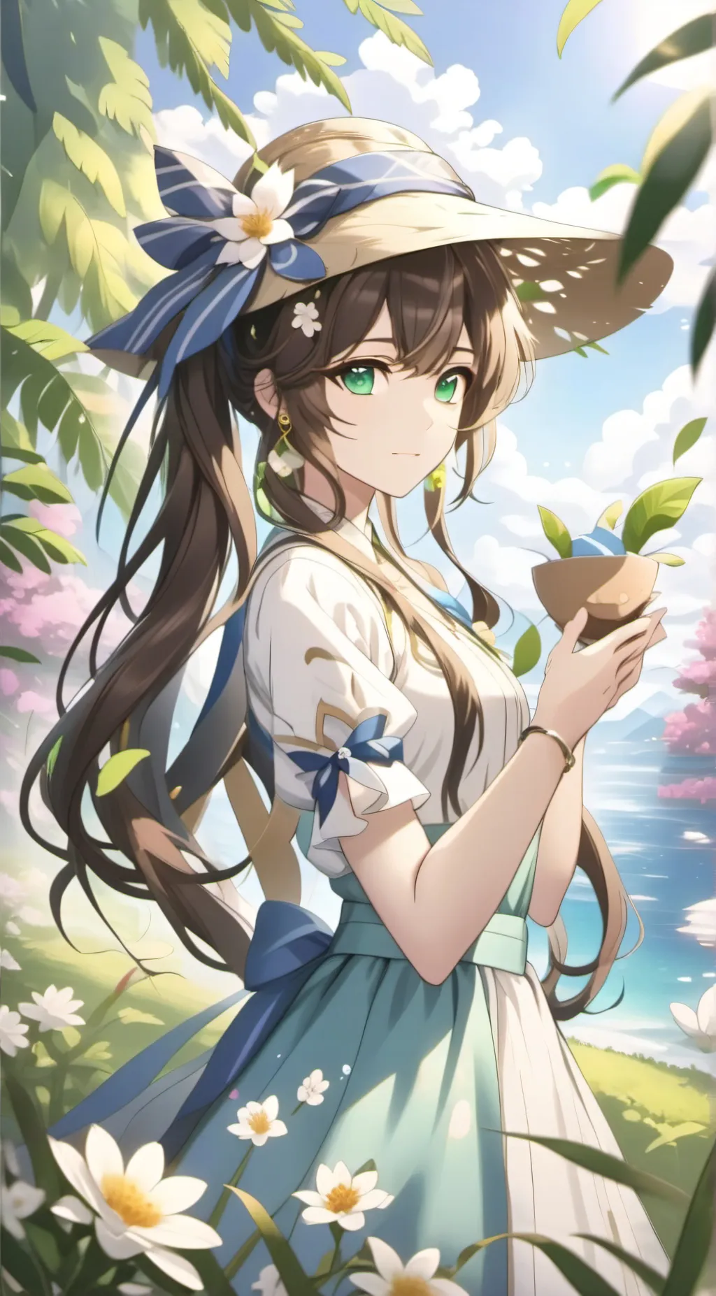 ai character: Hadid background