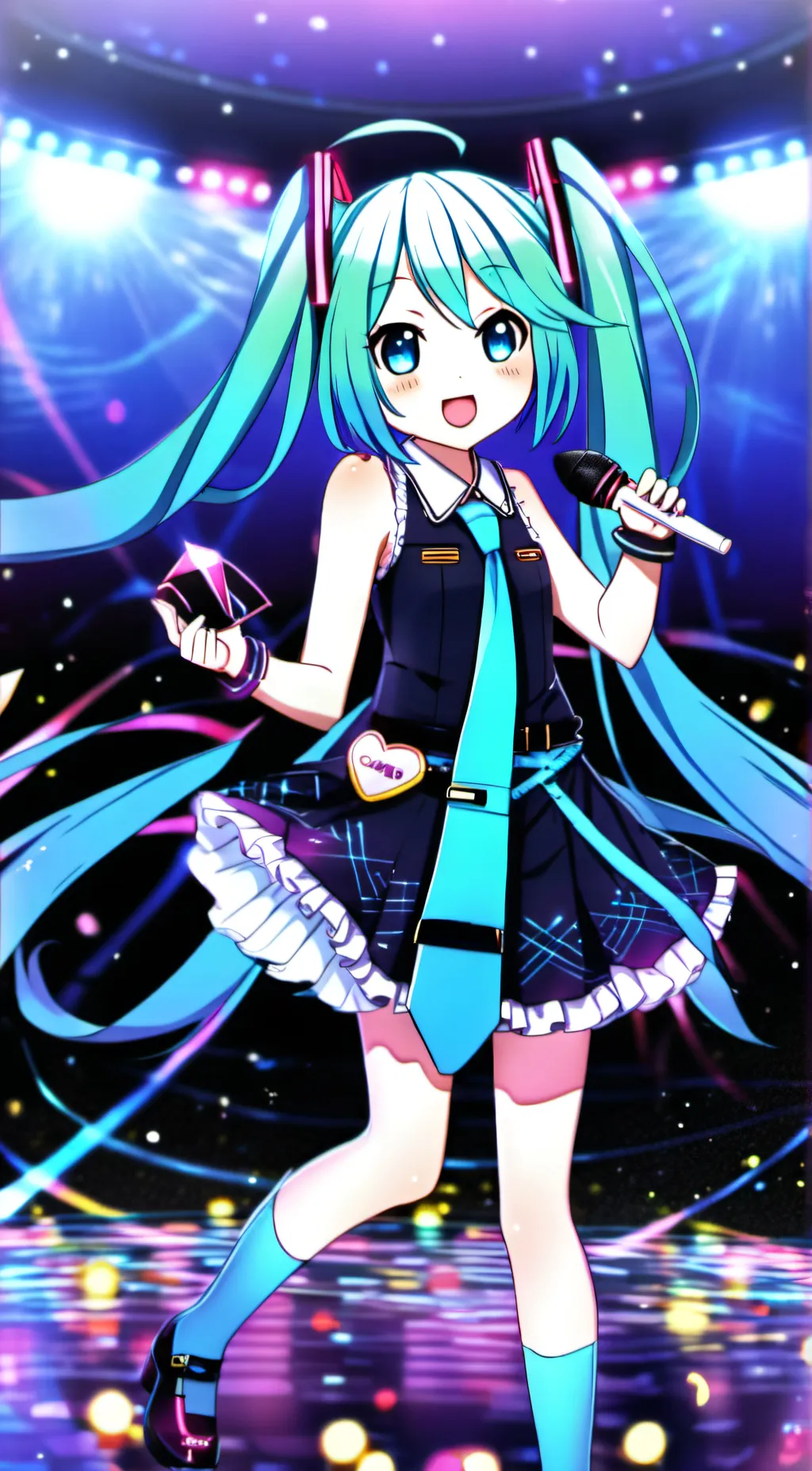 ai character: Miku background