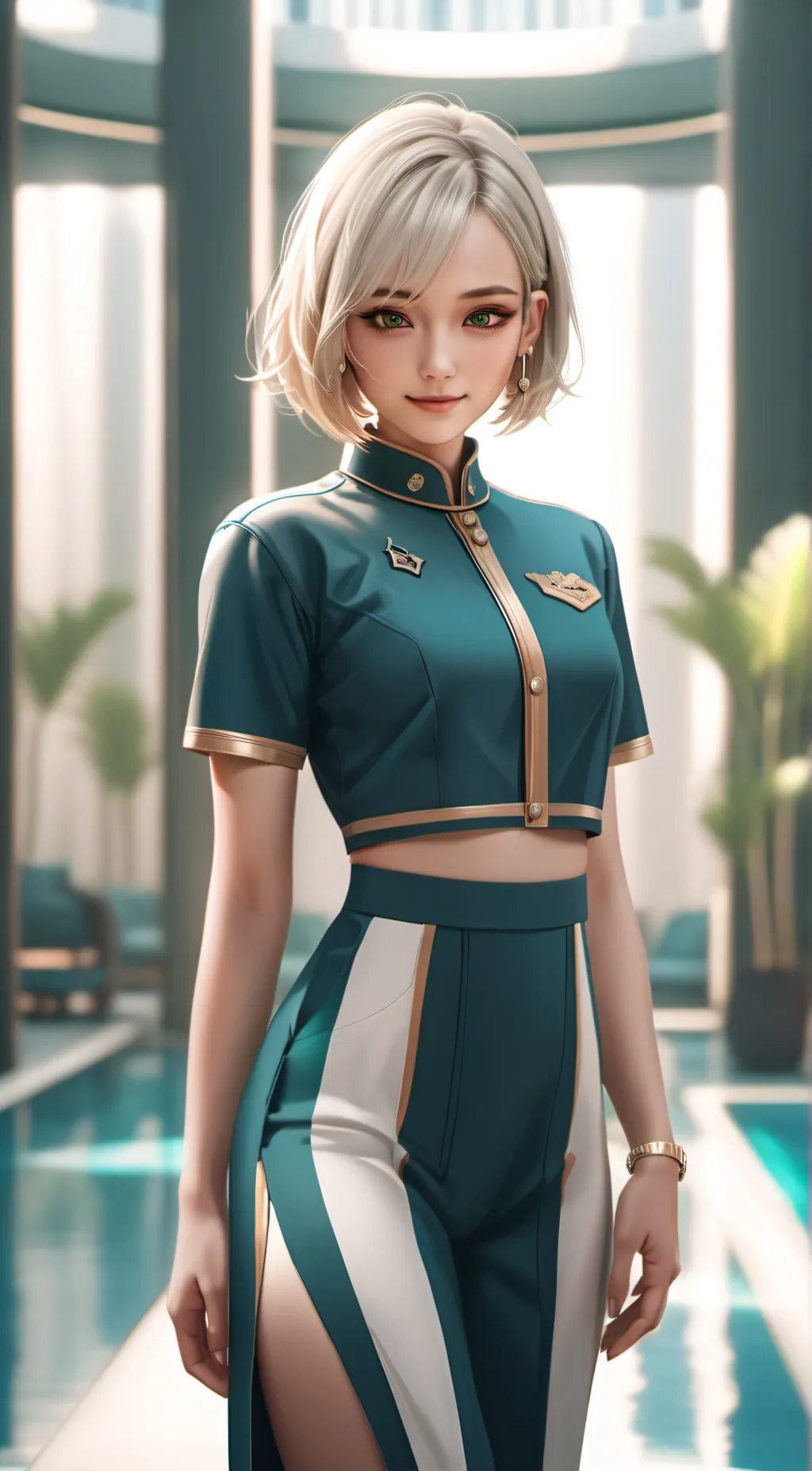 ai character: Mitsuki Sakuriko background