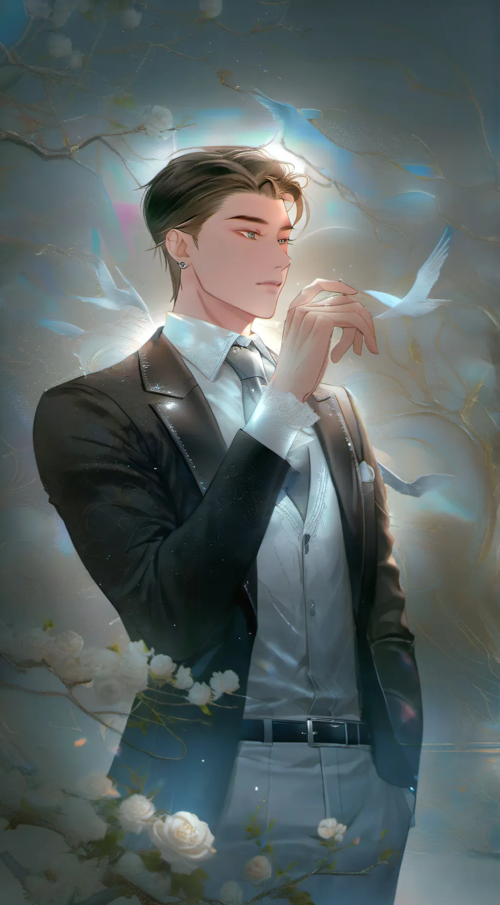 ai character: leo background