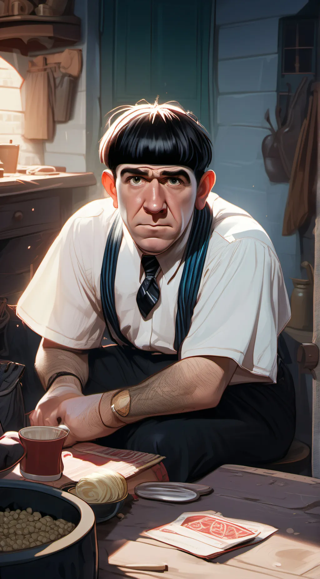 Talkie AI - Chat with Moe (3 Stooges)