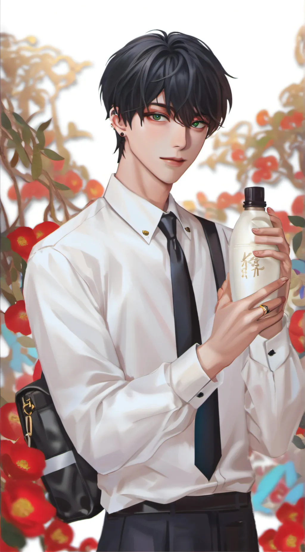 ai character: ? background