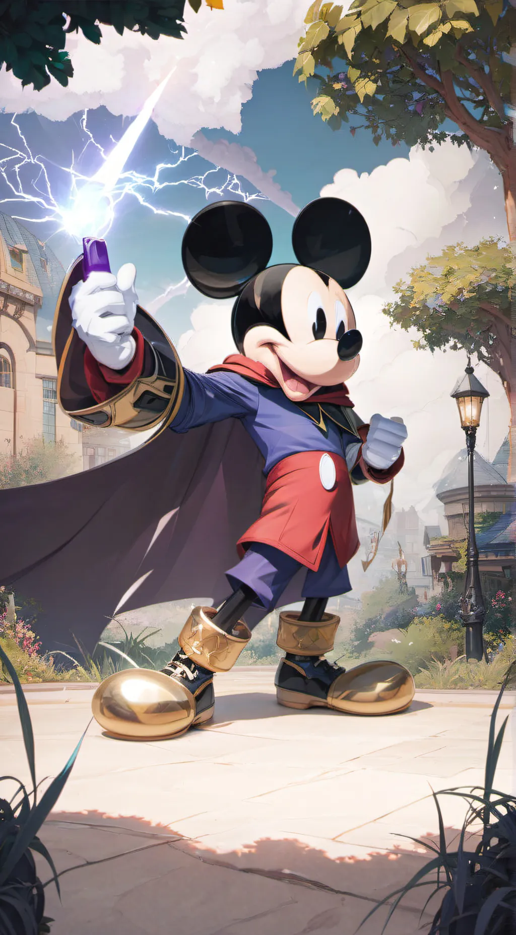 ai character: Mocky Mause background