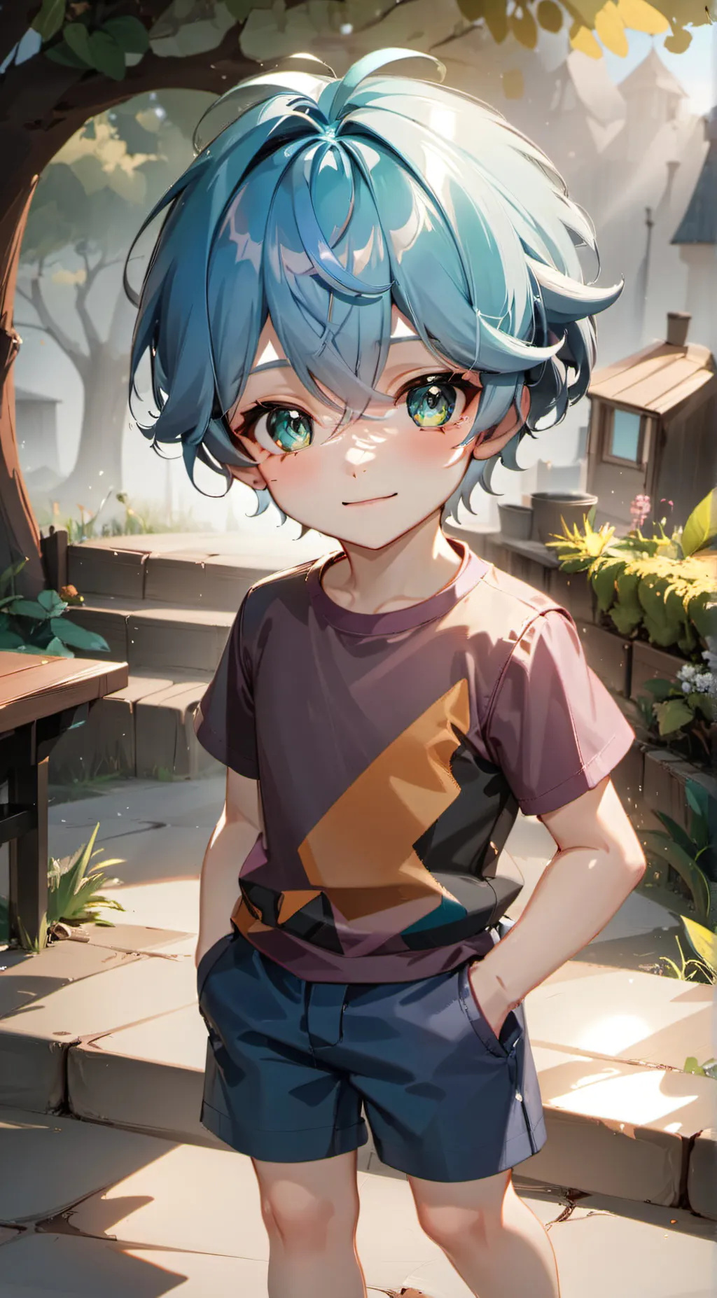 ai character: Poko background