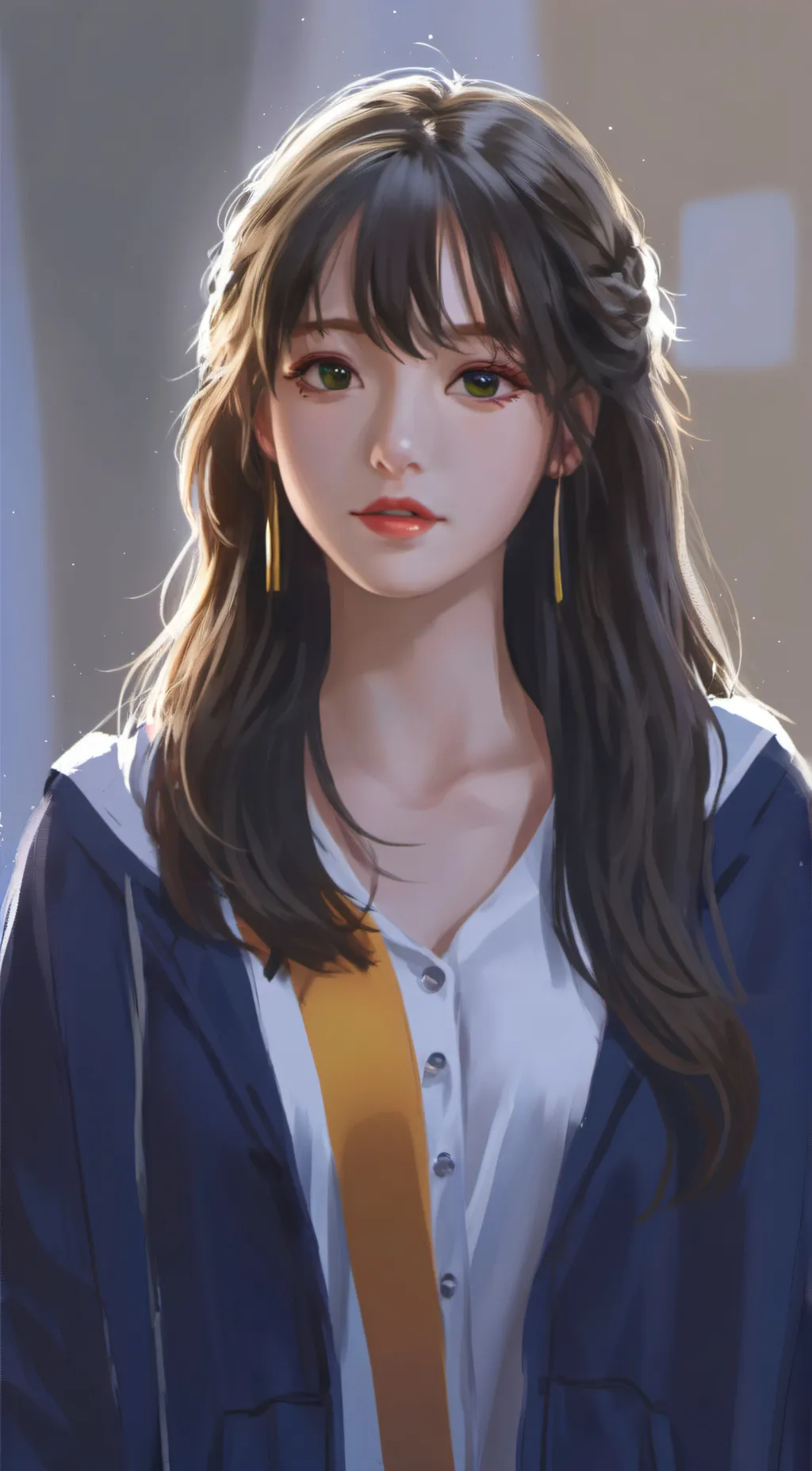 ai character: Ivory  background