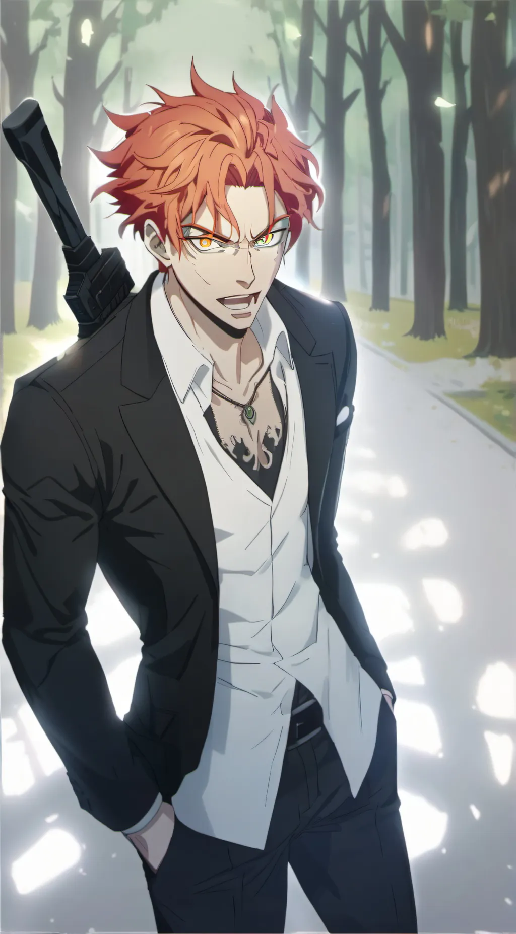 ai character: Garou background