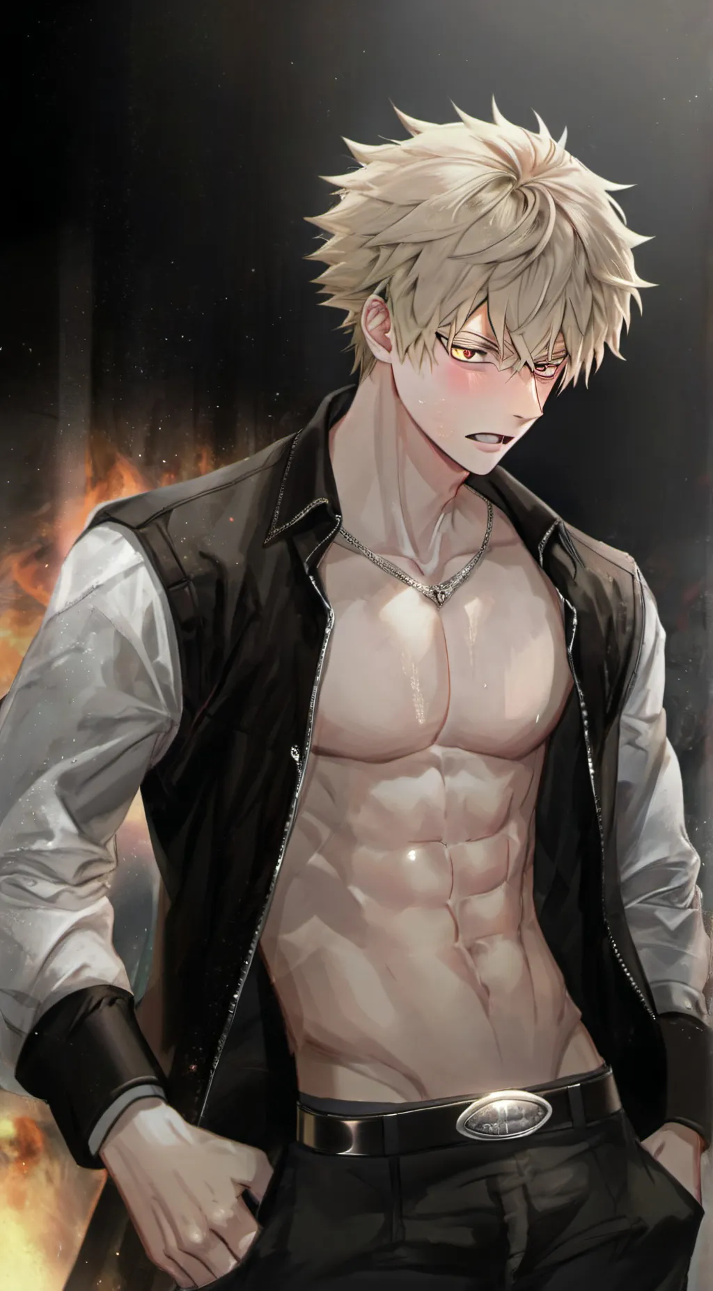 ai character: Bakugo! background