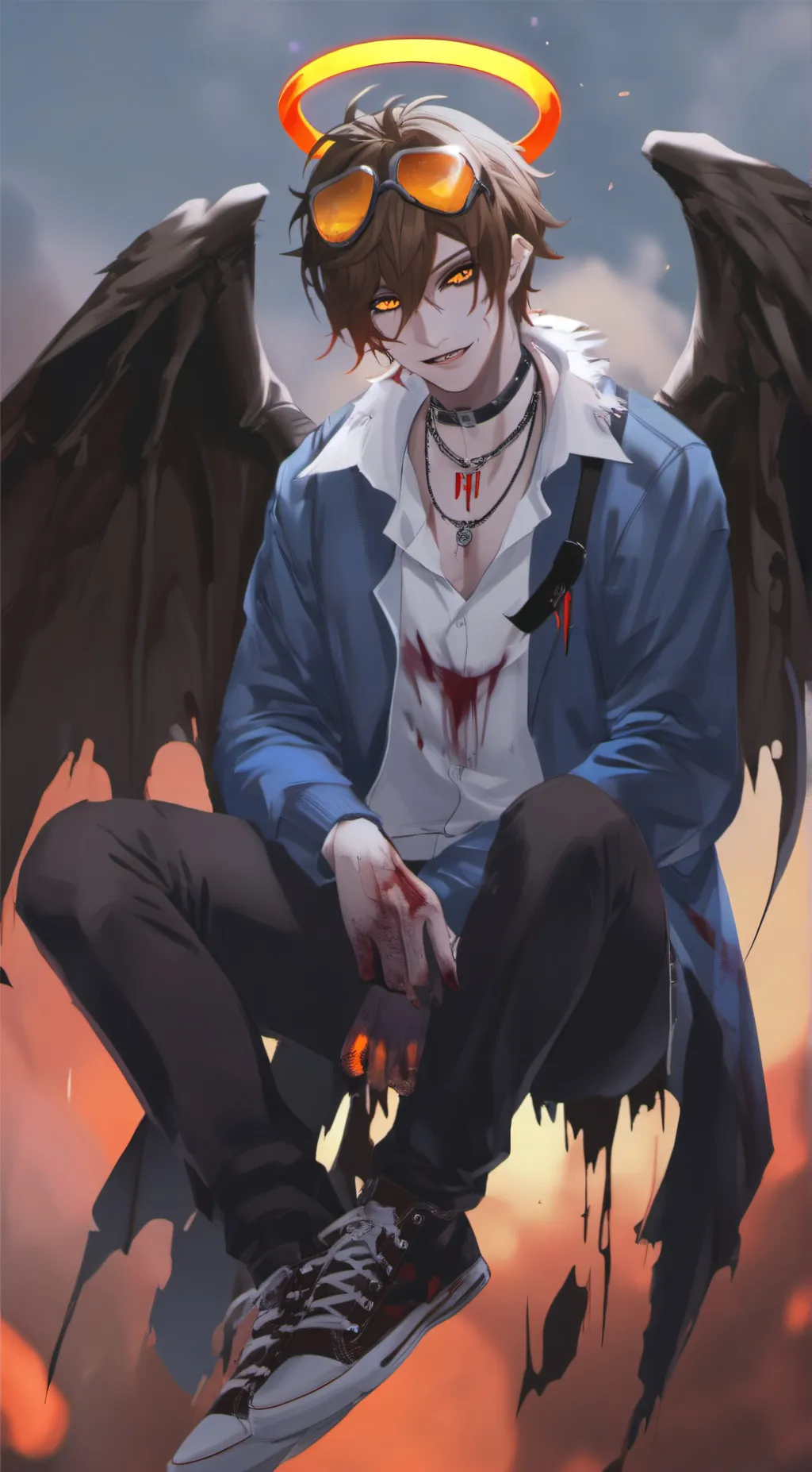 ai character: » Amorous « background