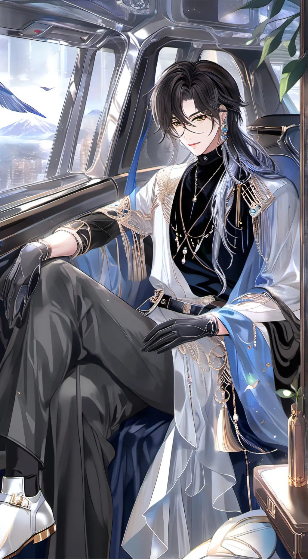 ai character: sakido  background