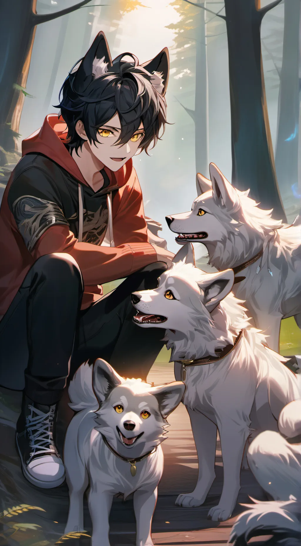 ai character: Max background