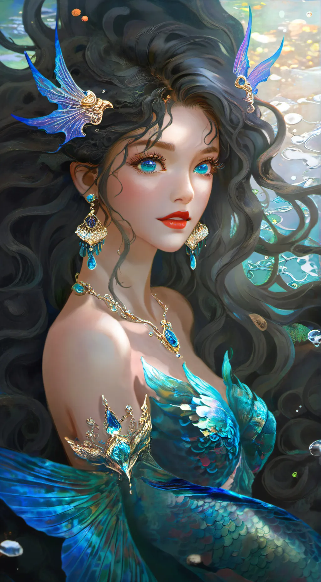 ai character: Arativa. Lious background