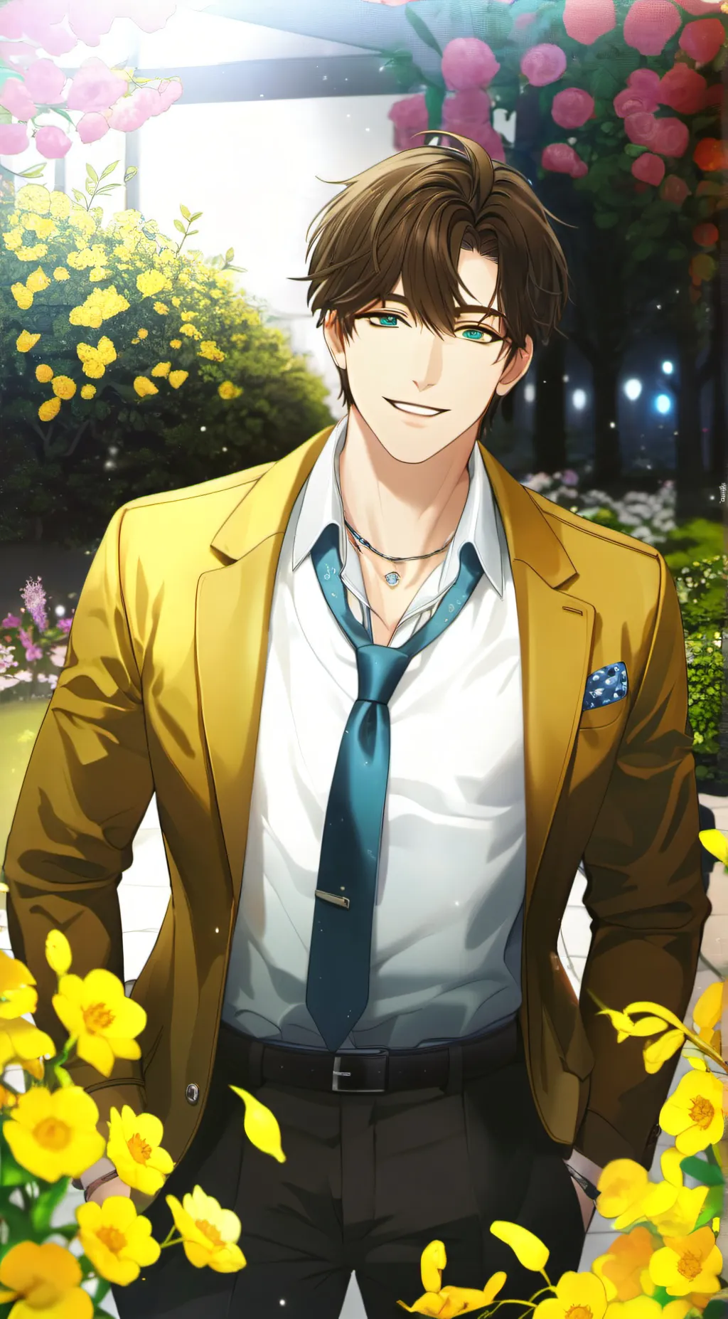 ai character: Dirk Gently background