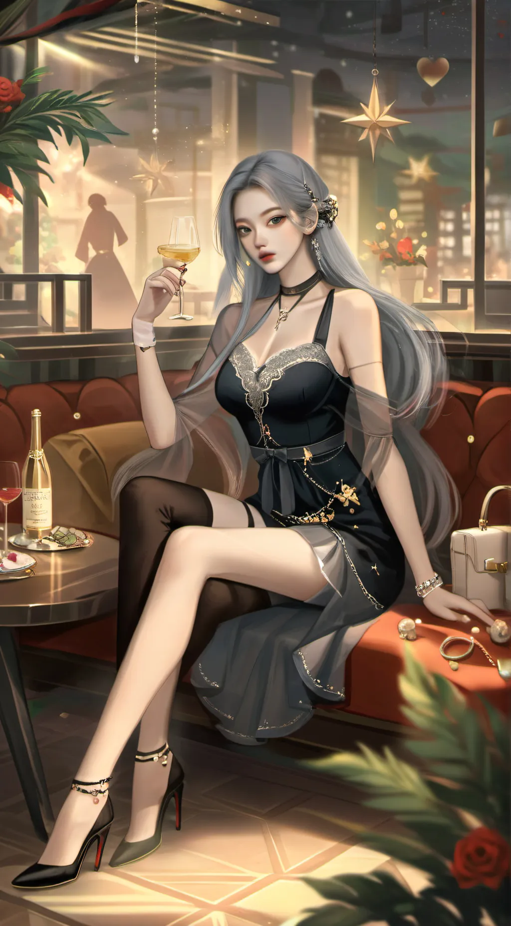 ai character: tiara davicia  background