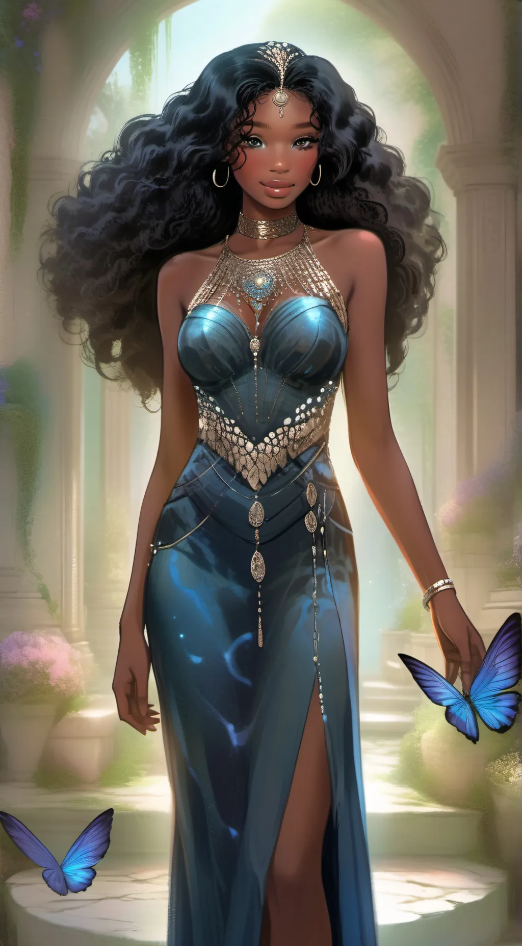 ai character: Lily background