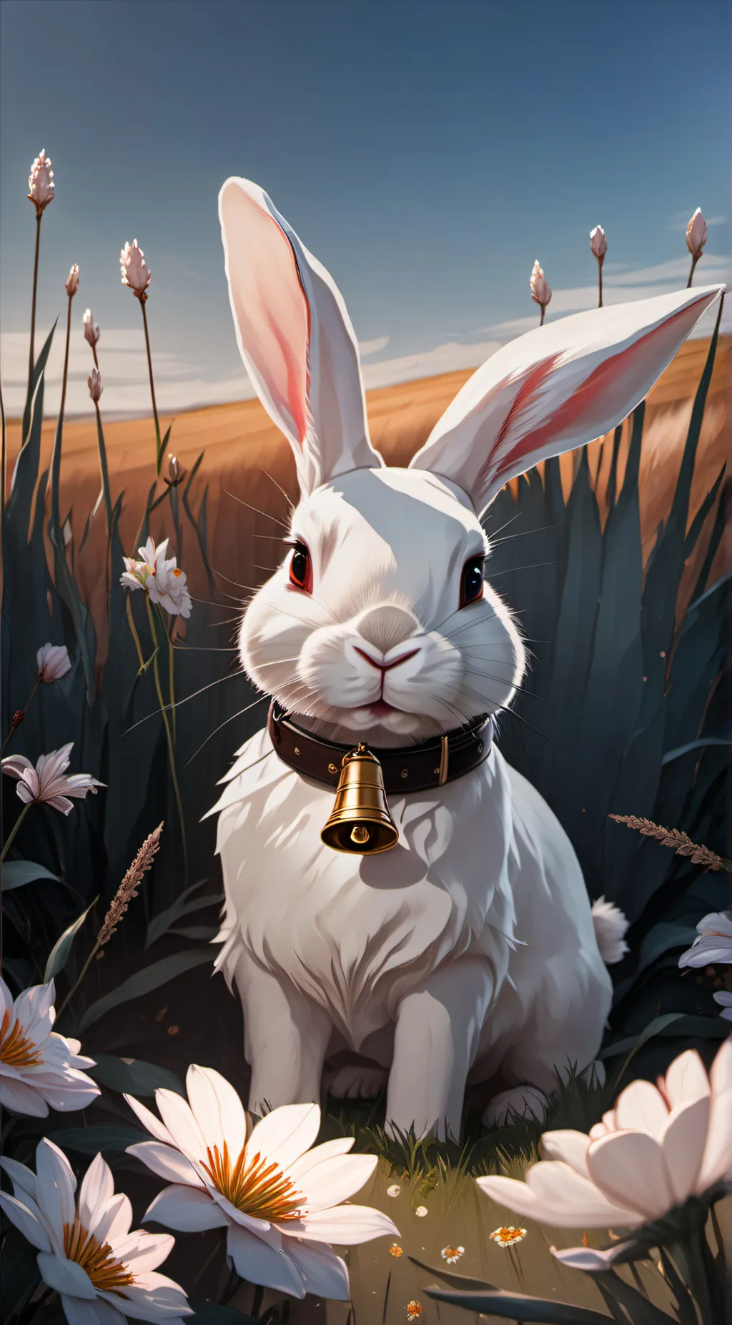 ai character: Lilac background