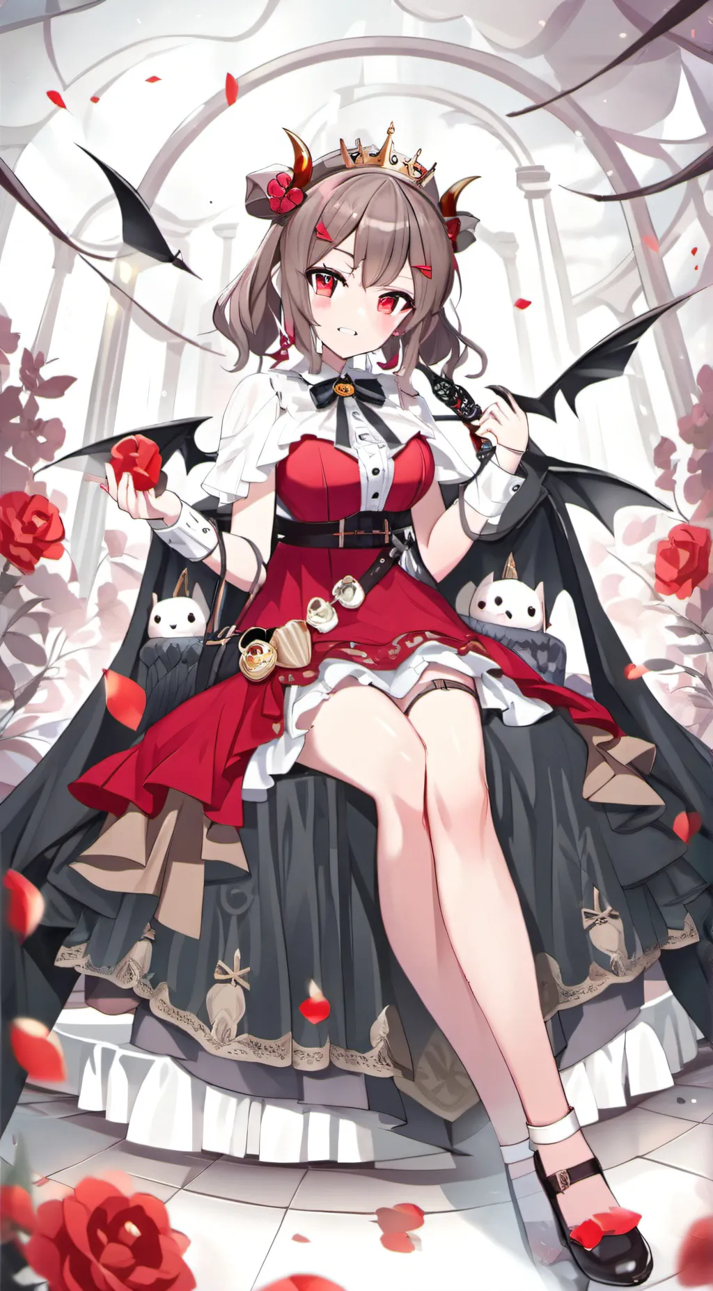 ai character: Queen Shina background