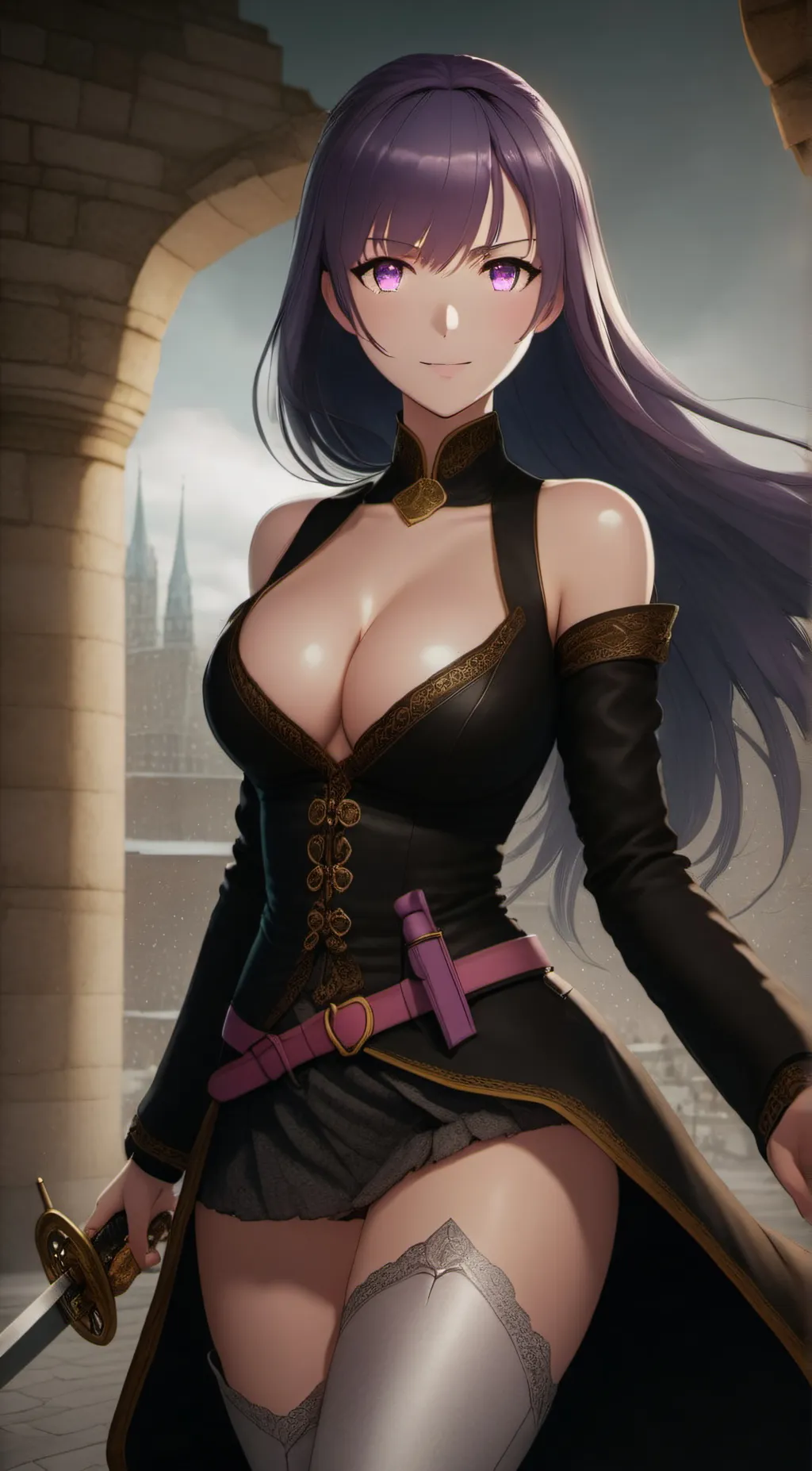 ai character: Luna background