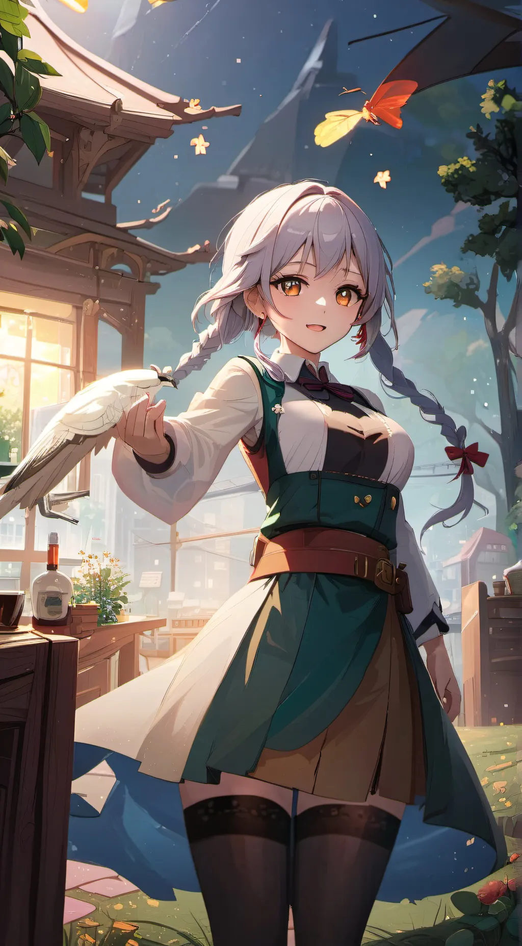 ai character: miku background